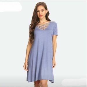 Dress-95% rayon, 5% spandex